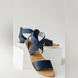 SOREL Ella II Sandal in Nocturnal + Sea Salt Navy Various Sizes